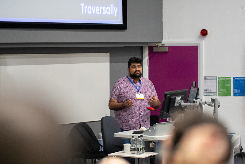 DrupalCamp England keynote speaking moment
